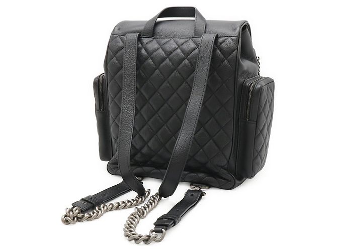 Zaino Chanel Matelassé Lock Nero - vista 3