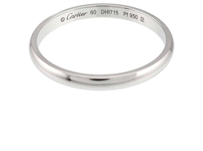 Cartier 1895 Classic Ring aus Platin - Ansicht 3