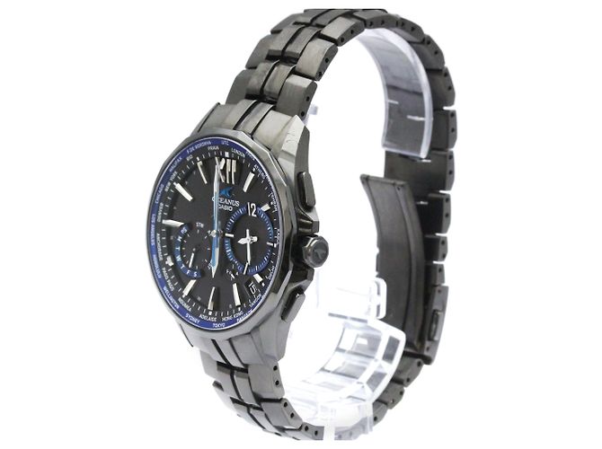 Autre Marque Orologio CASIO Oceanus Titanium Manta Solar da uomo OCW-S3400B-1AJF - vista 2