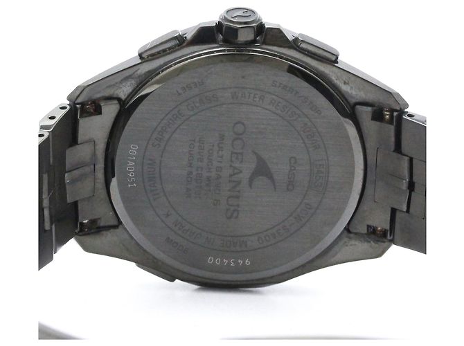 Autre Marque Orologio CASIO Oceanus Titanium Manta Solar da uomo OCW-S3400B-1AJF - vista 7
