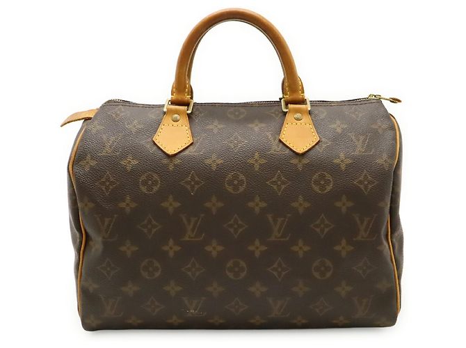 Borsa Louis Vuitton Monogram Speedy 30 Marrone - vista 2