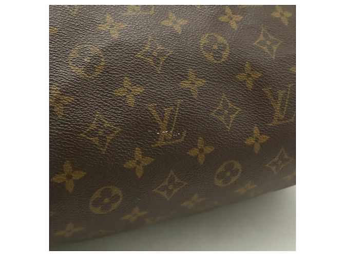 Borsa Louis Vuitton Monogram Speedy 30 Marrone - vista 9