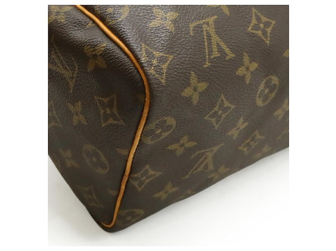 Borsa Louis Vuitton Monogram Speedy 25 Marrone - vista 4