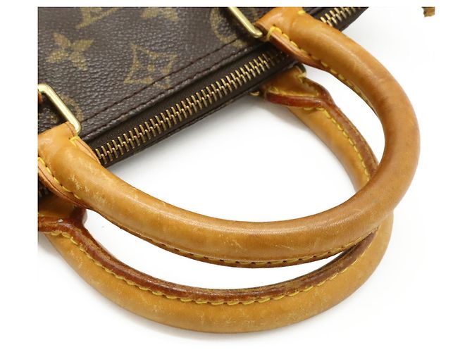 Borsa Louis Vuitton Monogram Speedy 25 Marrone - vista 5