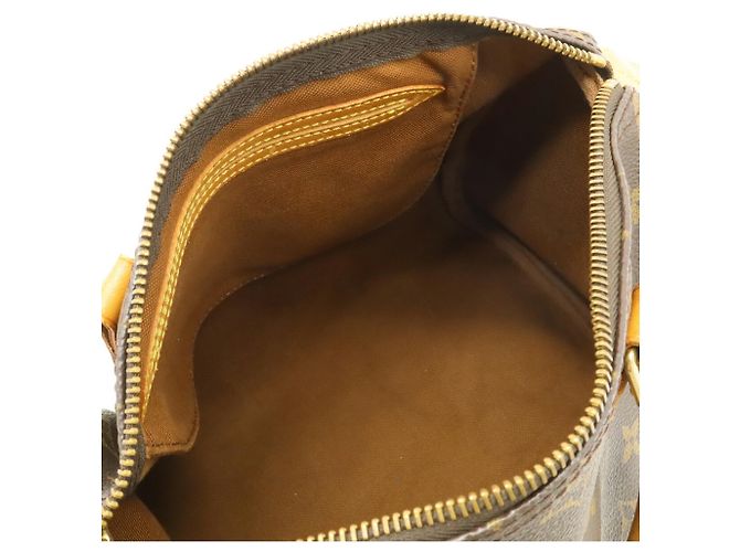 Borsa Louis Vuitton Monogram Speedy 25 Marrone - vista 7