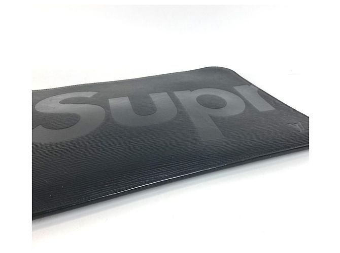Louis Vuitton Epi Supreme Pochette Jour GM Black Nero - vista 6
