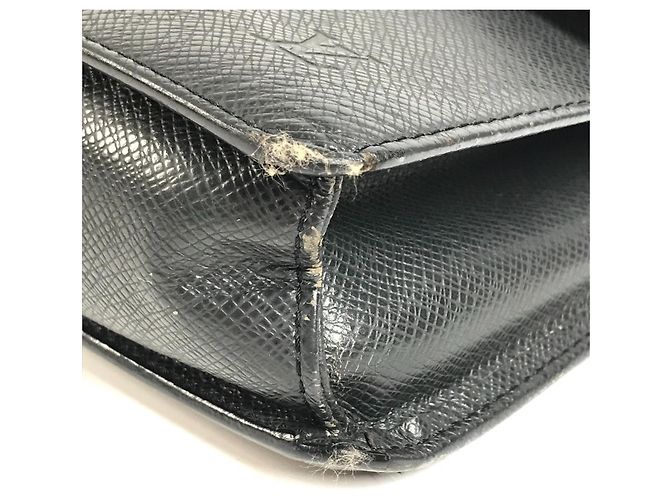 Borsa Selenga in Taiga Louis Vuitton Nero Grigio - vista 9