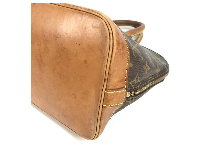 Louis Vuitton Monogram Alma Tasche Braun - Ansicht 16