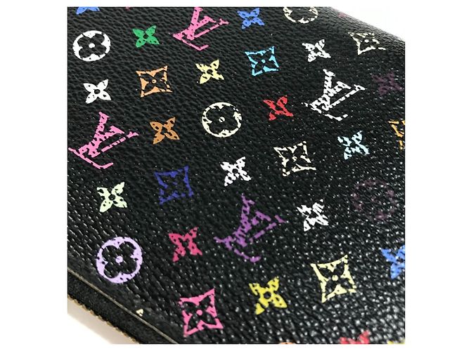 Louis Vuitton Monogram Multicolore Long Wallet Black - view 18