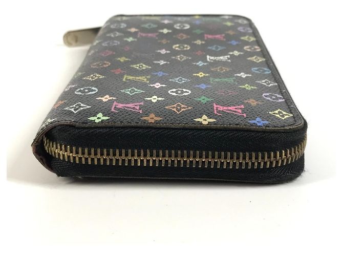 Louis Vuitton Monogram Multicolore Long Wallet Black - view 3