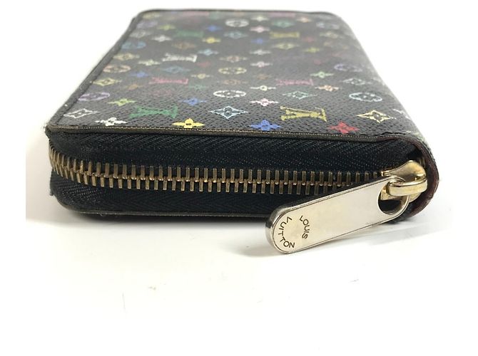Louis Vuitton Monogram Multicolore Long Wallet Black - view 4