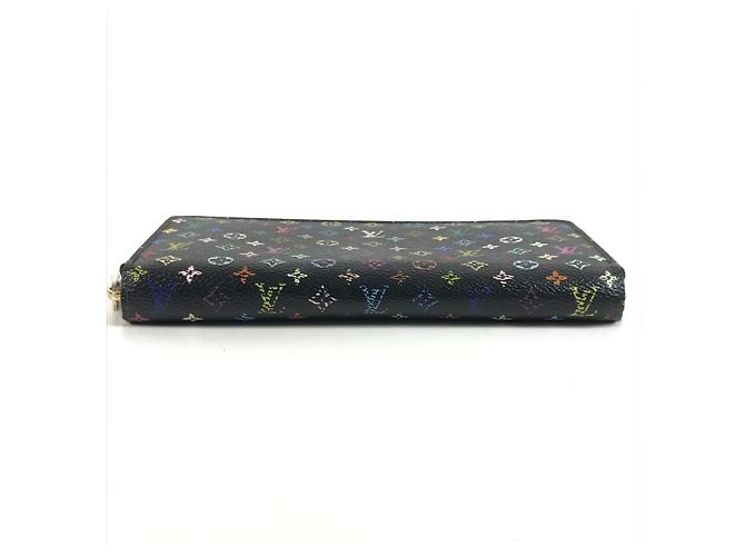 Louis Vuitton Monogram Multicolore Long Wallet Black - view 5