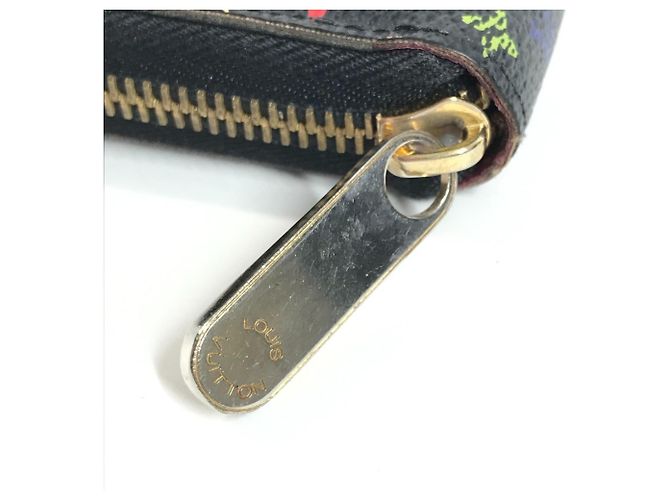 Louis Vuitton Monogram Multicolore Long Wallet Black - view 7