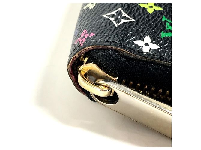 Louis Vuitton Monogram Multicolore Long Wallet Black - view 9