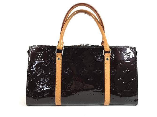Sac Louis Vuitton Monogram Vernis Fringe Tassel Sienega Bordeaux Violet - vue 2