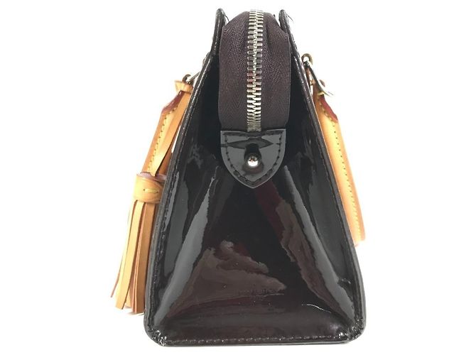 Sac Louis Vuitton Monogram Vernis Fringe Tassel Sienega Bordeaux Violet - vue 3