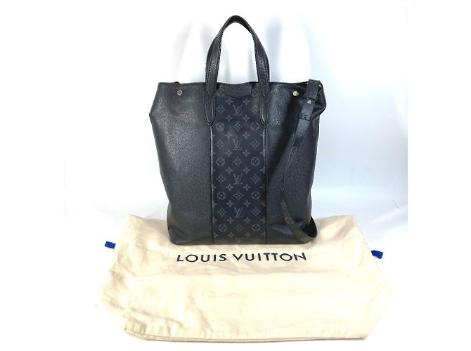 Borsa Tote Louis Vuitton Taigarama City Nero - vista 17
