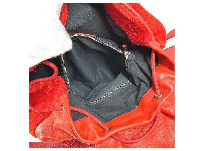 Mochila Balenciaga Classic Traveler Vermelho - vista 12