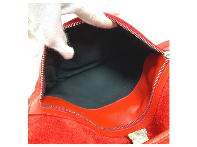 Mochila Balenciaga Classic Traveler Vermelho - vista 14
