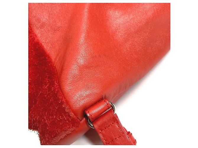 Mochila Balenciaga Classic Traveler Vermelho - vista 15