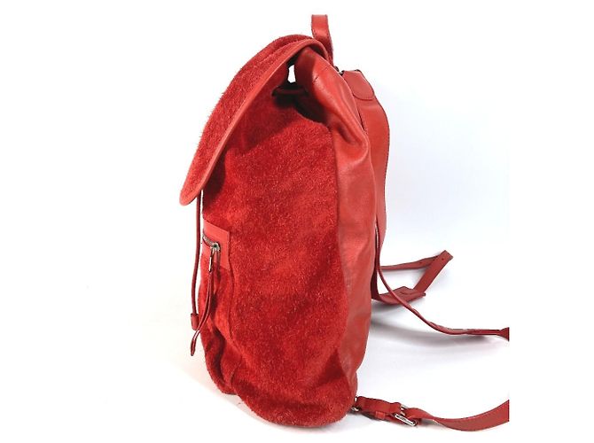Mochila Balenciaga Classic Traveler Vermelho - vista 4