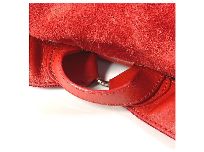 Mochila Balenciaga Classic Traveler Vermelho - vista 8
