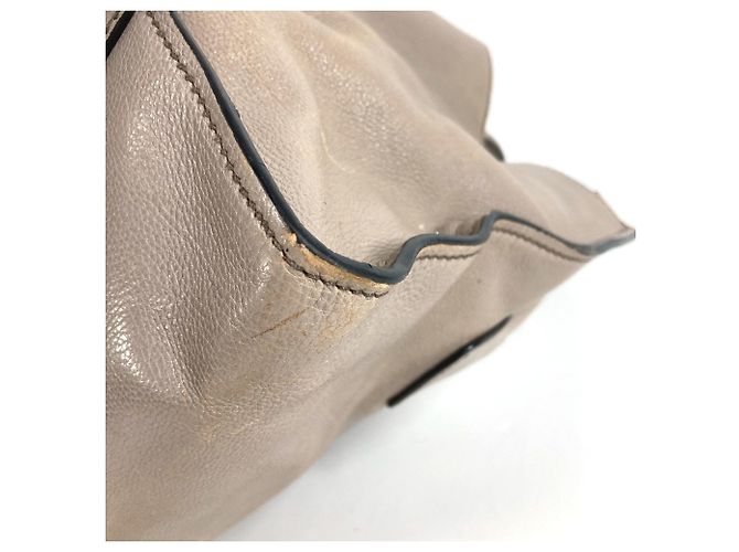 Tote Borsa 2-Way in pelle beige Prada - vista 8