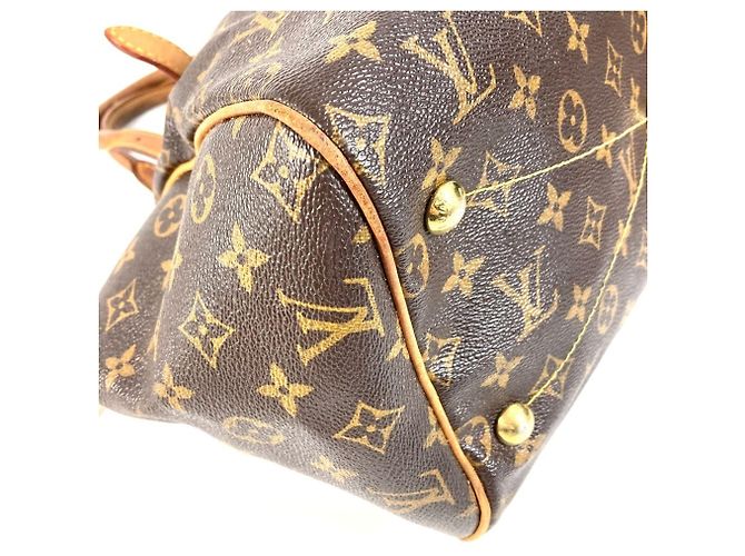 Borsa a Spalla Louis Vuitton Monogram Tivoli GM Marrone - vista 7