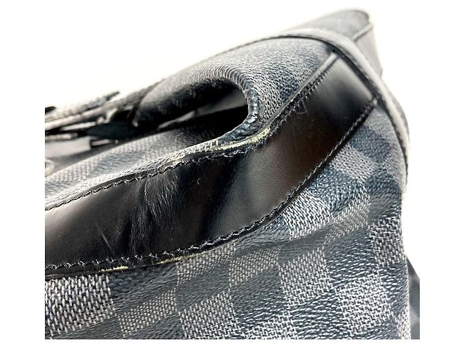 Borsa da viaggio Louis Vuitton Damier Graphite Nero - vista 10