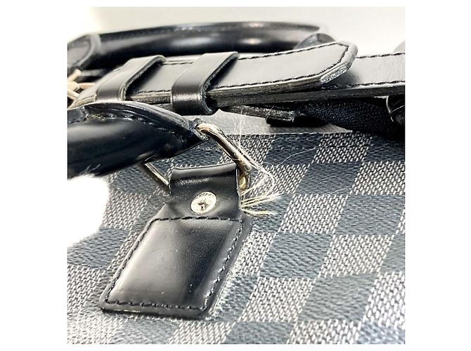 Borsa da viaggio Louis Vuitton Damier Graphite Nero - vista 11