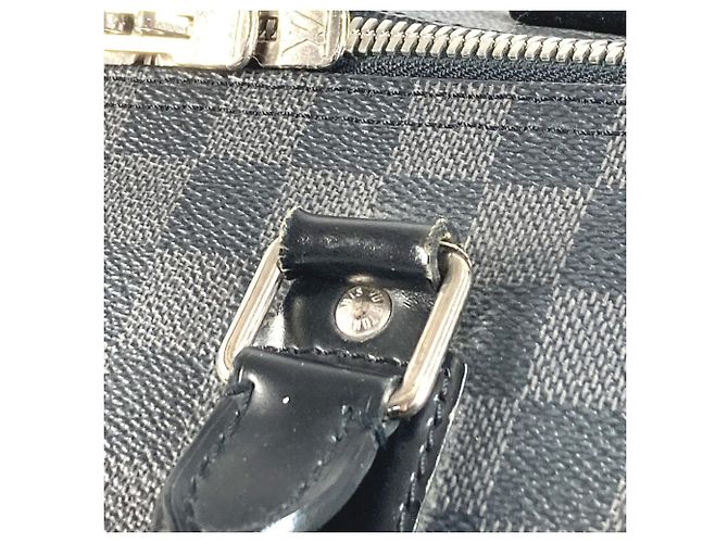 Borsa da viaggio Louis Vuitton Damier Graphite Nero - vista 12