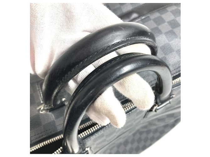 Borsa da viaggio Louis Vuitton Damier Graphite Nero - vista 16