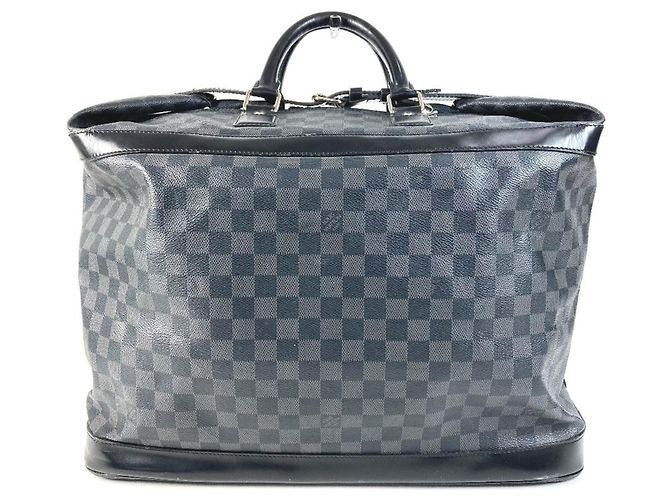 Borsa da viaggio Louis Vuitton Damier Graphite Nero - vista 2