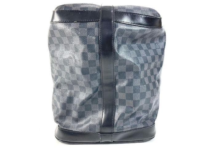 Borsa da viaggio Louis Vuitton Damier Graphite Nero - vista 3