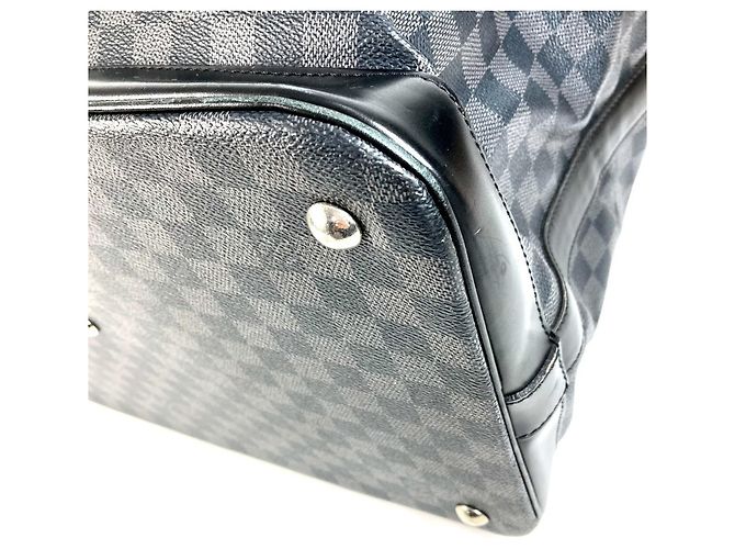 Borsa da viaggio Louis Vuitton Damier Graphite Nero - vista 6