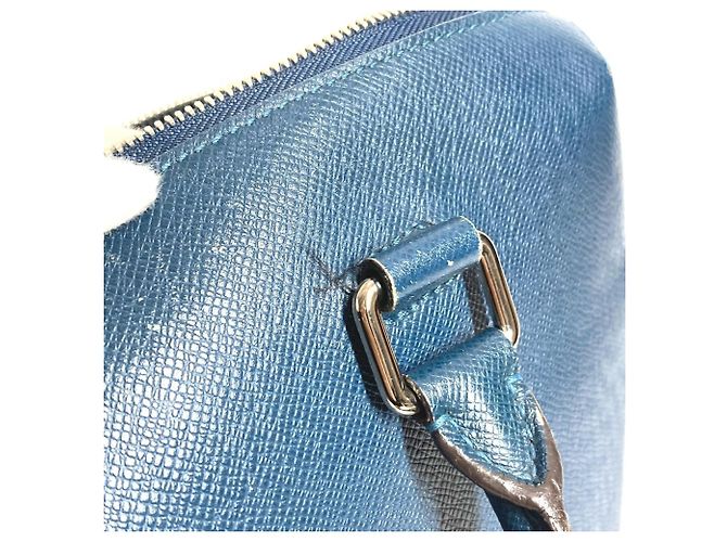 Borsa Verticale Louis Vuitton Taiga Grigori Blu - vista 10