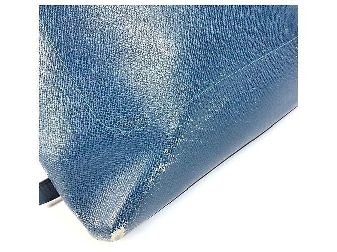 Borsa Verticale Louis Vuitton Taiga Grigori Blu - vista 15
