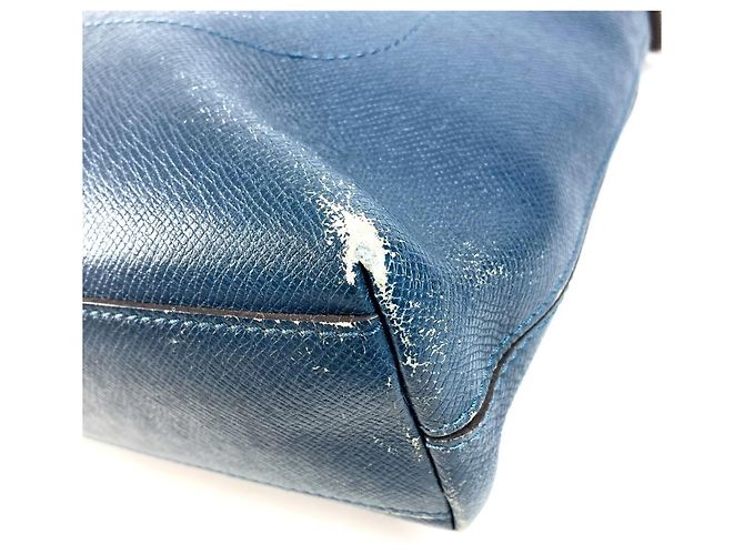 Borsa Verticale Louis Vuitton Taiga Grigori Blu - vista 8