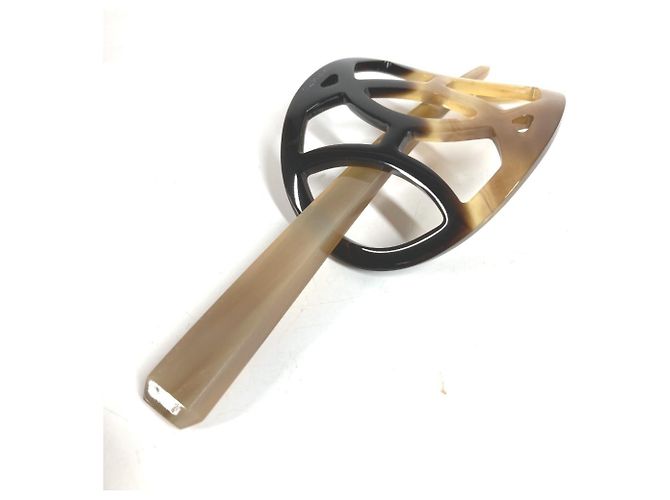 Hermès Accessorio per capelli Kanzashi beige Hermes - vista 4