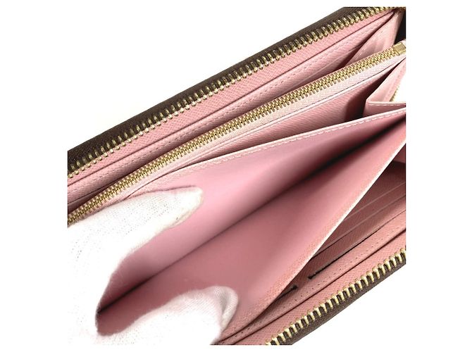 Louis Vuitton Monogram Zippy Long Wallet Braun Pink - Ansicht 10