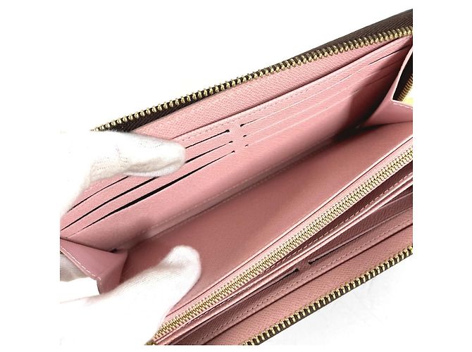 Louis Vuitton Monogram Zippy Long Wallet Braun Pink - Ansicht 11