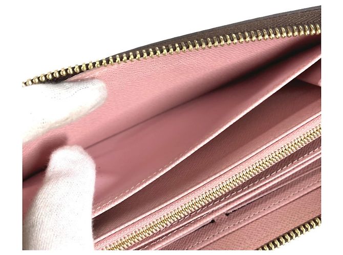 Louis Vuitton Monogram Zippy Long Wallet Braun Pink - Ansicht 12