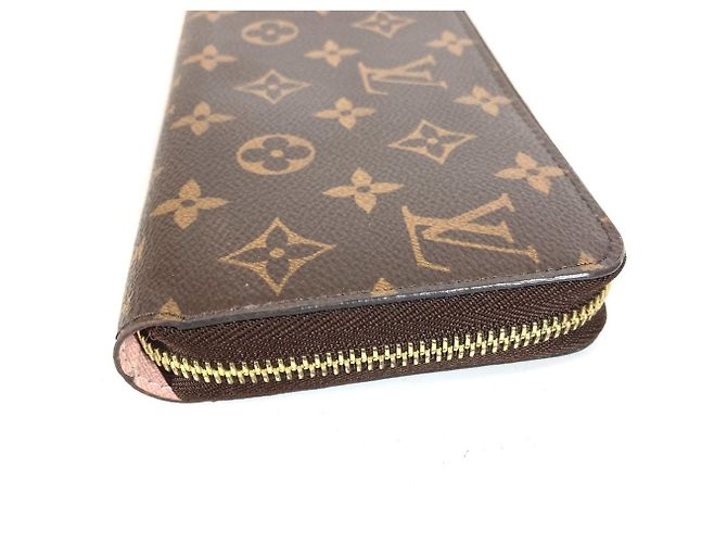 Louis Vuitton Monogram Zippy Long Wallet Braun Pink - Ansicht 3