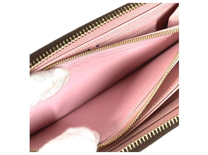 Louis Vuitton Monogram Zippy Long Wallet Braun Pink - Ansicht 7