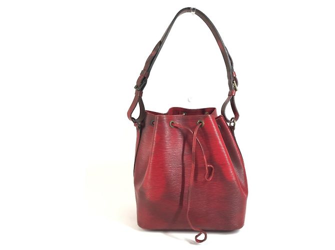 Noe Borsa a Spalla Louis Vuitton Epi Petit Noé Rosso - vista 2