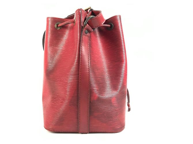 Noe Borsa a Spalla Louis Vuitton Epi Petit Noé Rosso - vista 3