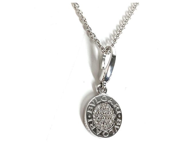 Bulgari Collana in oro bianco 18K e diamanti Bvlgari Argento - vista 10