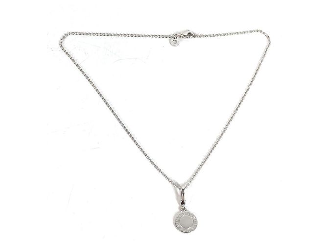 Bulgari Collana in oro bianco 18K e diamanti Bvlgari Argento - vista 2