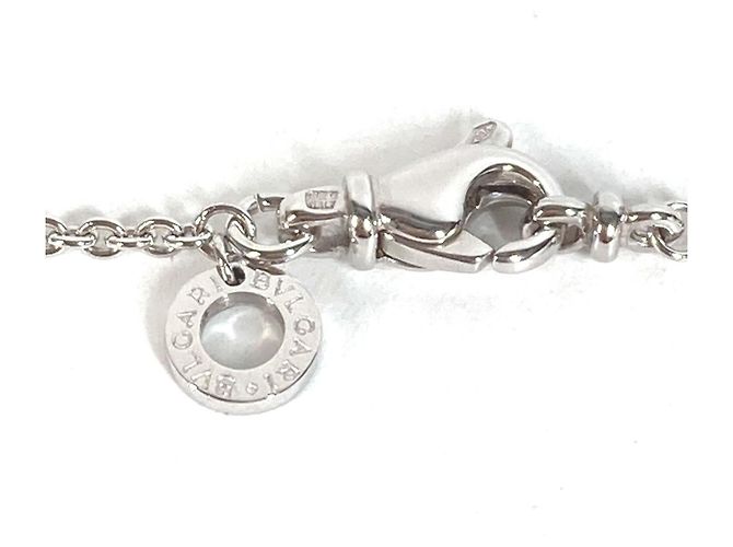 Bulgari Collana in oro bianco 18K e diamanti Bvlgari Argento - vista 7