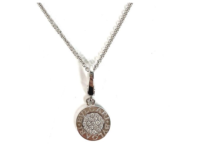 Bulgari Collana in oro bianco 18K e diamanti Bvlgari Argento - vista 9